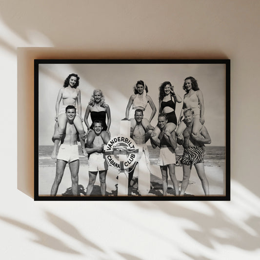 a black and white photo of a group of people