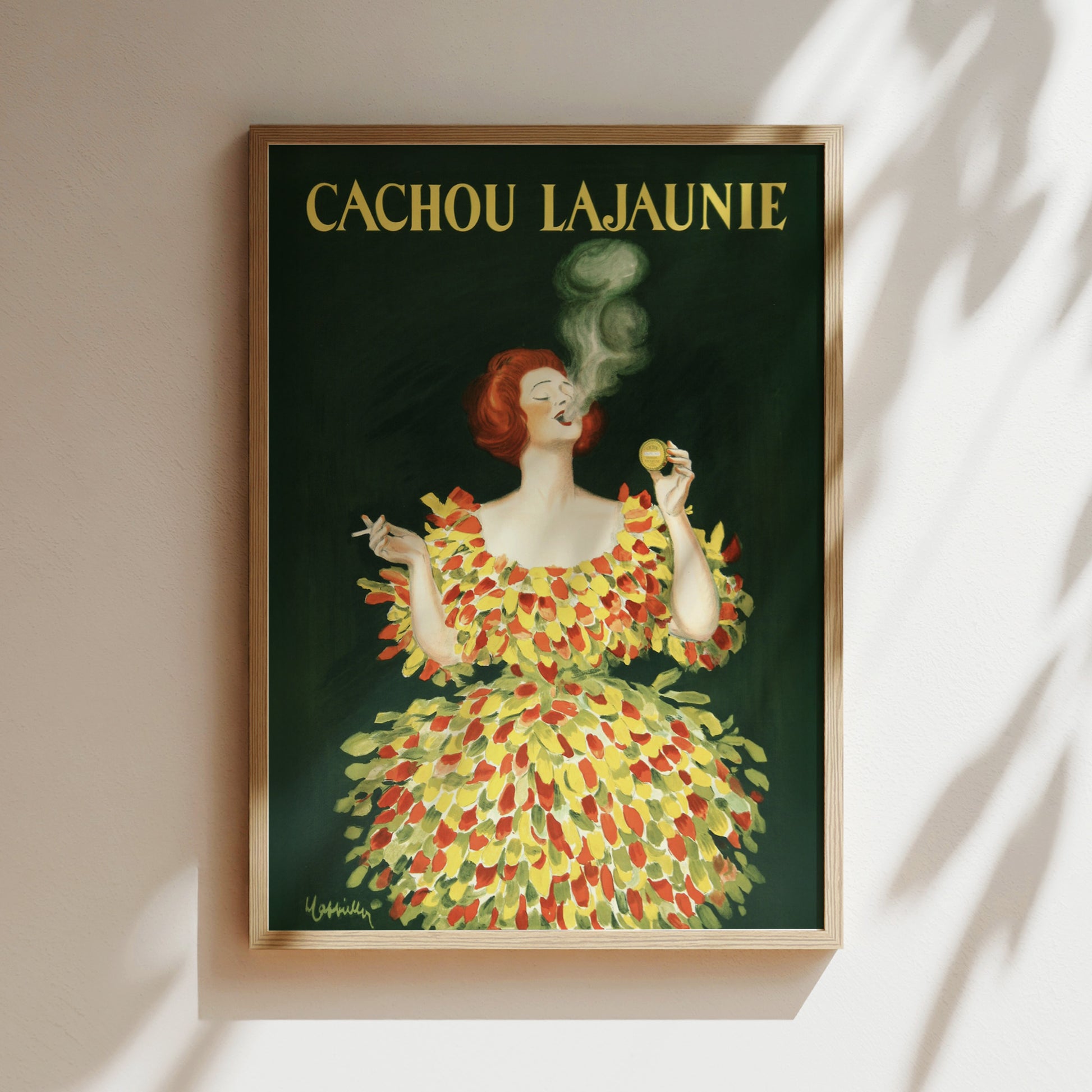 a painting of a woman in a colorful dress