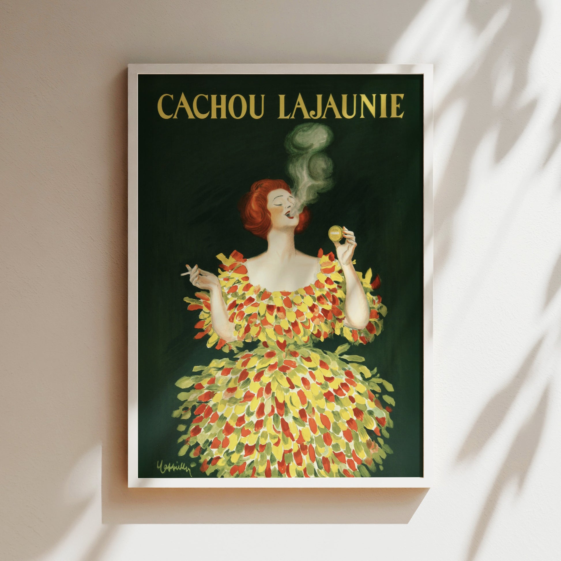 a picture of a woman in a dress with a cigarette