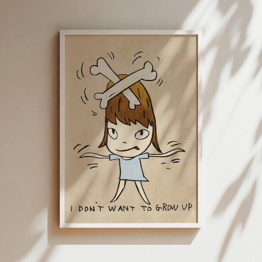 a picture of a girl with a cross on her head