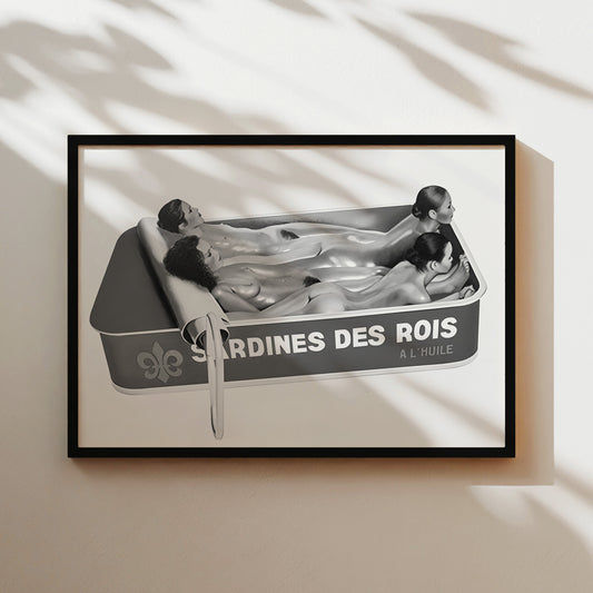 a black and white photo of a man and a woman