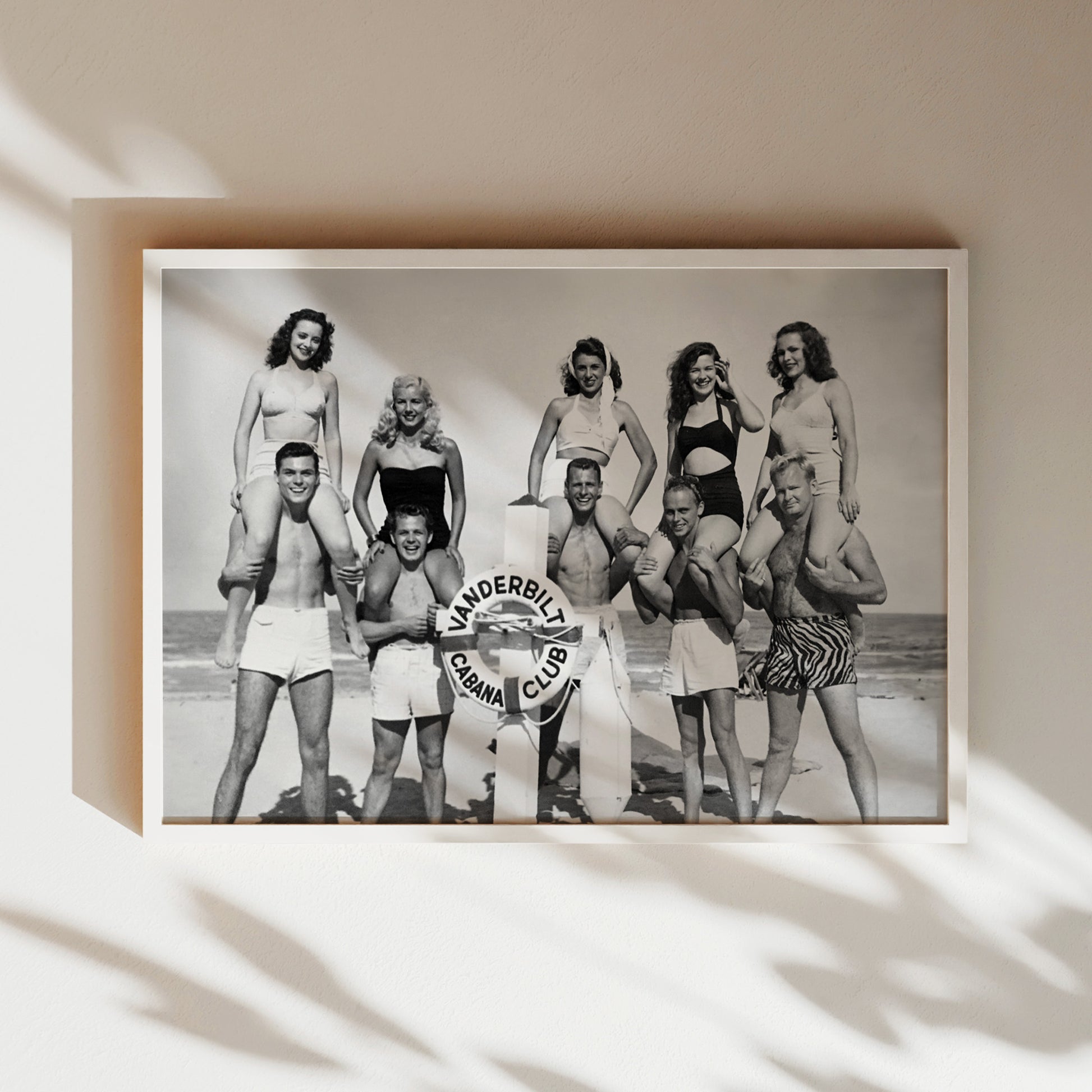 a black and white photo of a group of people