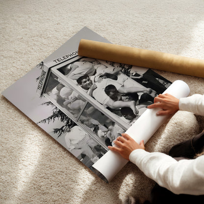a child is playing with a rolling rolling paper