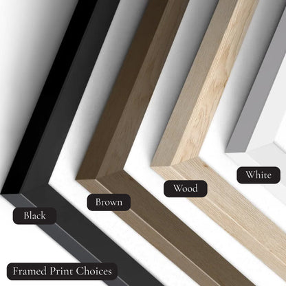a group of different types of wood frames