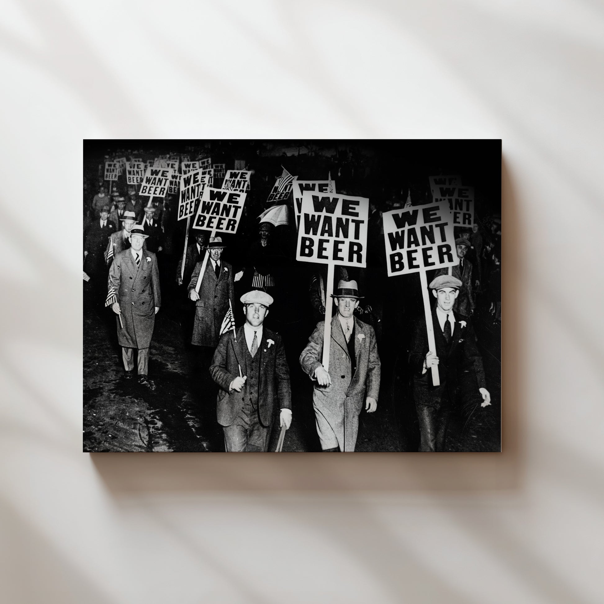 a black and white photo of a group of people