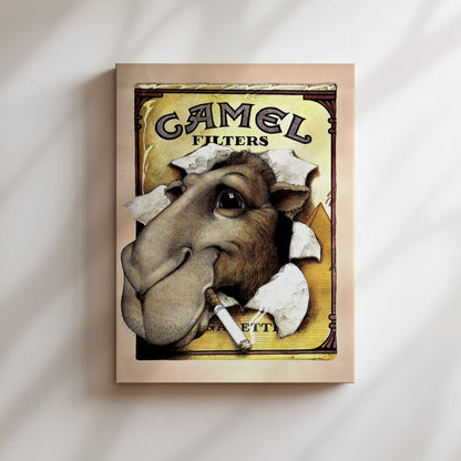 a picture of an elephant with a cigarette in its mouth