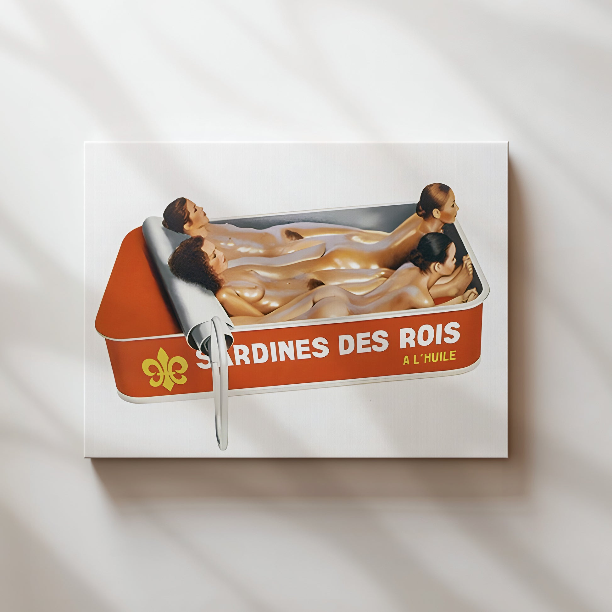 a box with a picture of a man holding a pair of scissors
