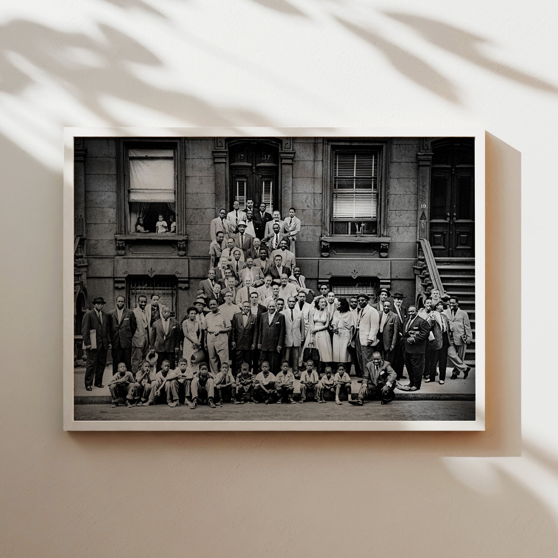 a black and white photo of a group of people