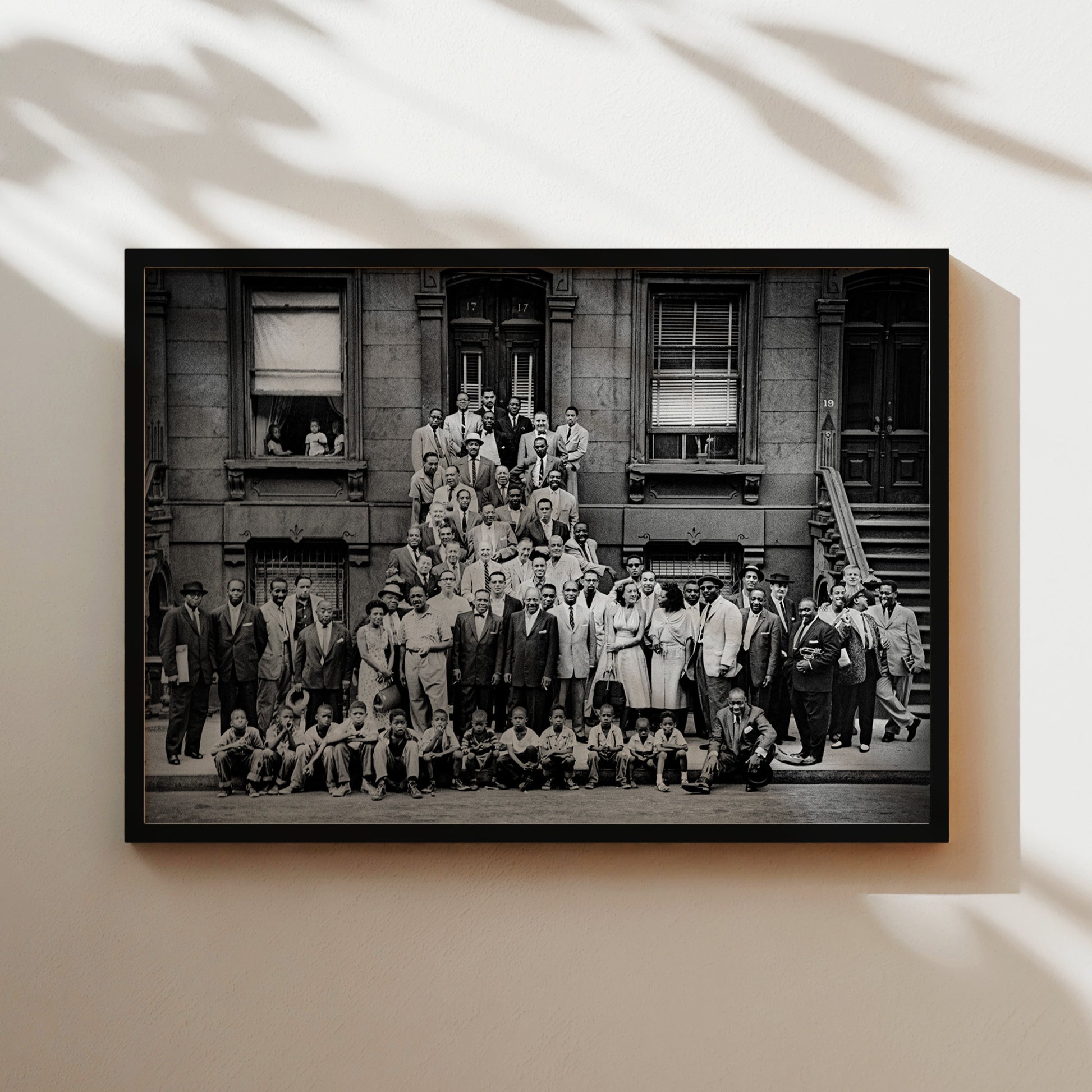 a black and white photo of a group of people